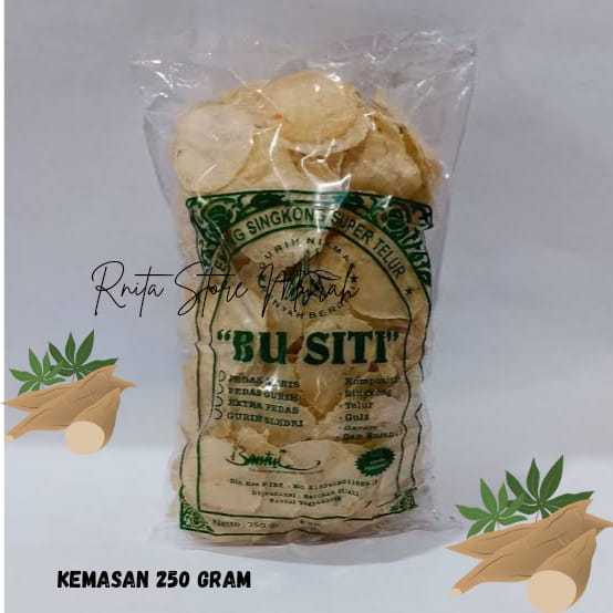 

Emping Singkong Rasa Pedas Manis Kondisi Mentah 250 dan 400 gr ( Produk selalu fresh) Singkong Super Telur Produksi Bu Siti Bantul