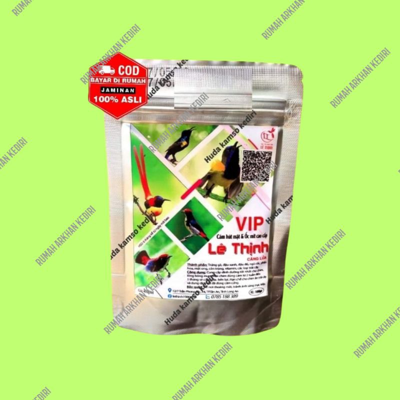 VOER SOGON VIP PELET SOGON KONIN BURUNG PEMAKAN NEKTAR NECTAR MADU