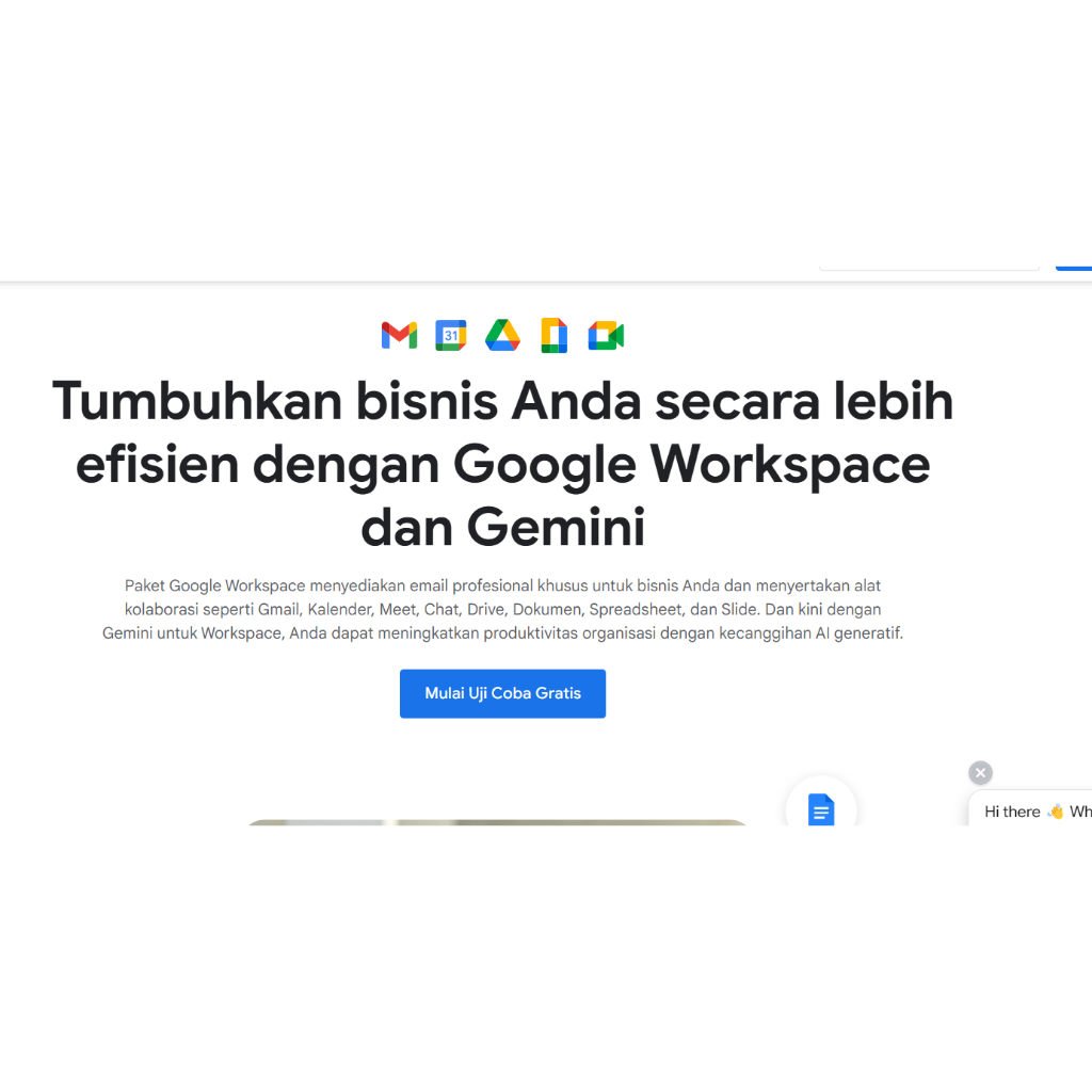 G SUITE workspace Bulanan