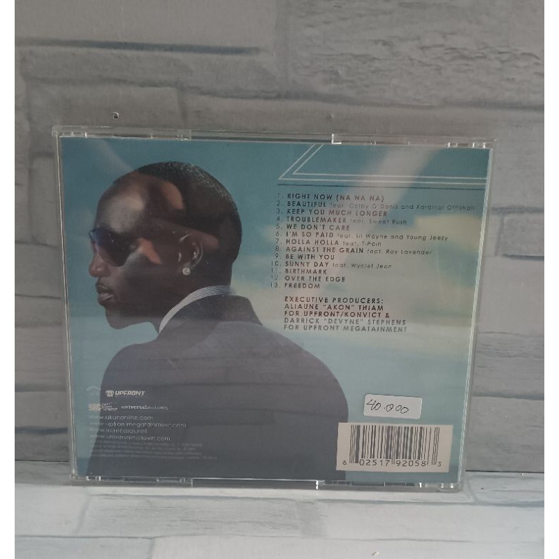 kaset CD Akon freedom original