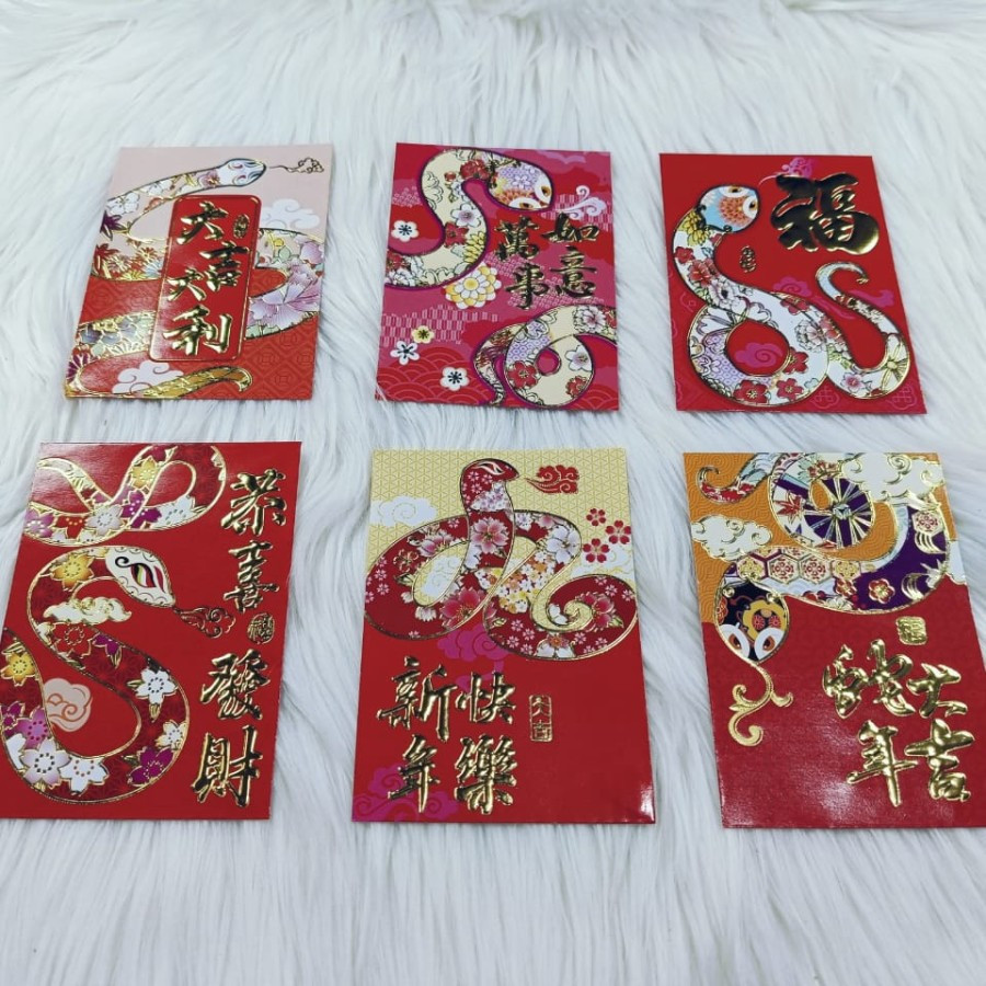 

Angpao Shio Ular 4116 Bahan Kertas Artpaper Kualitas Premium Karakter Lucu Isi 6 Tidak Mix Motif