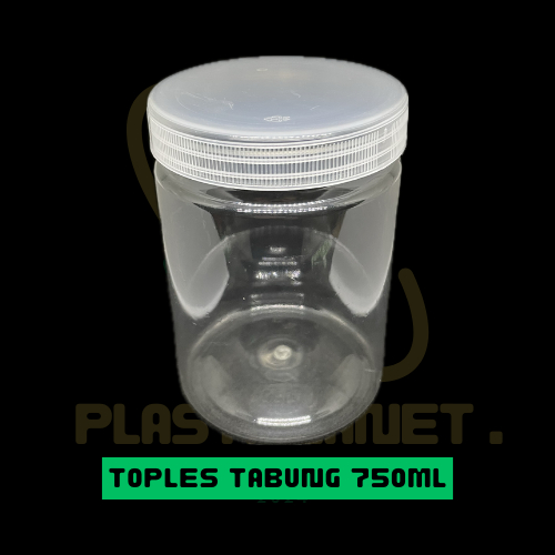Toples Tabung 750ML / Toples Bulat 750ML / Toples Plastik 750ML