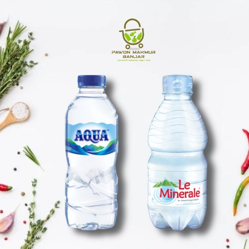 

AIR MINERAL AQUA & LE MINERALE KEMASAN BOTOL MINI 330 ML