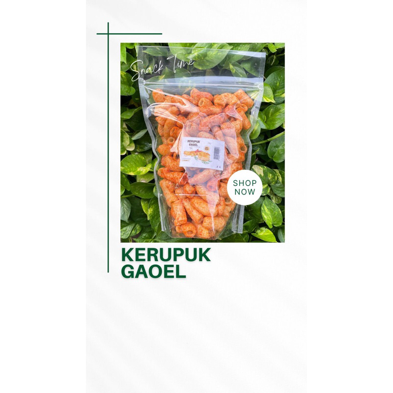 

kerupuk gaoel makaroni pedas