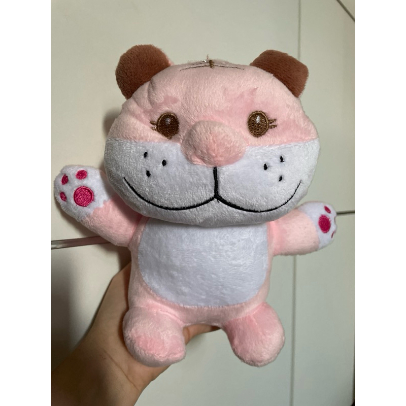 Boneka Harimau/Tiger warna pink putih