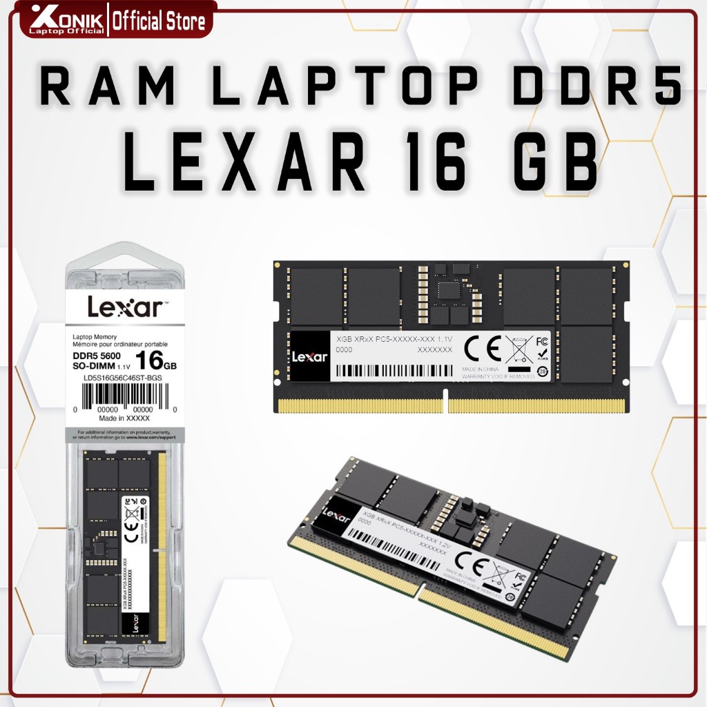 Ram Laptop 16GB DDR5 5600 Lexar Lifetime Warranty