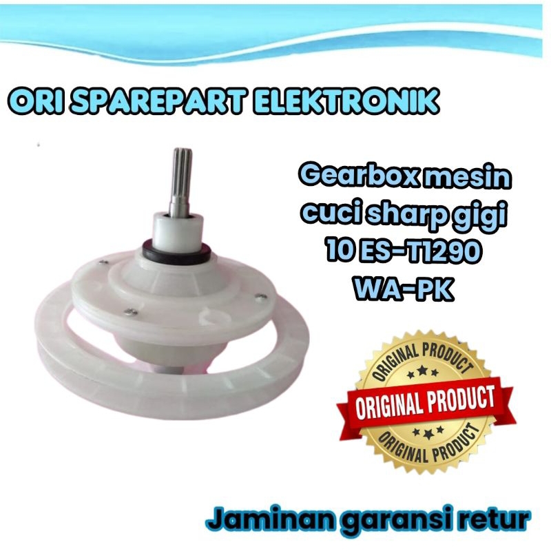 gearbox mesin cuci sharp gigi 10 ES T1290 WA-PK