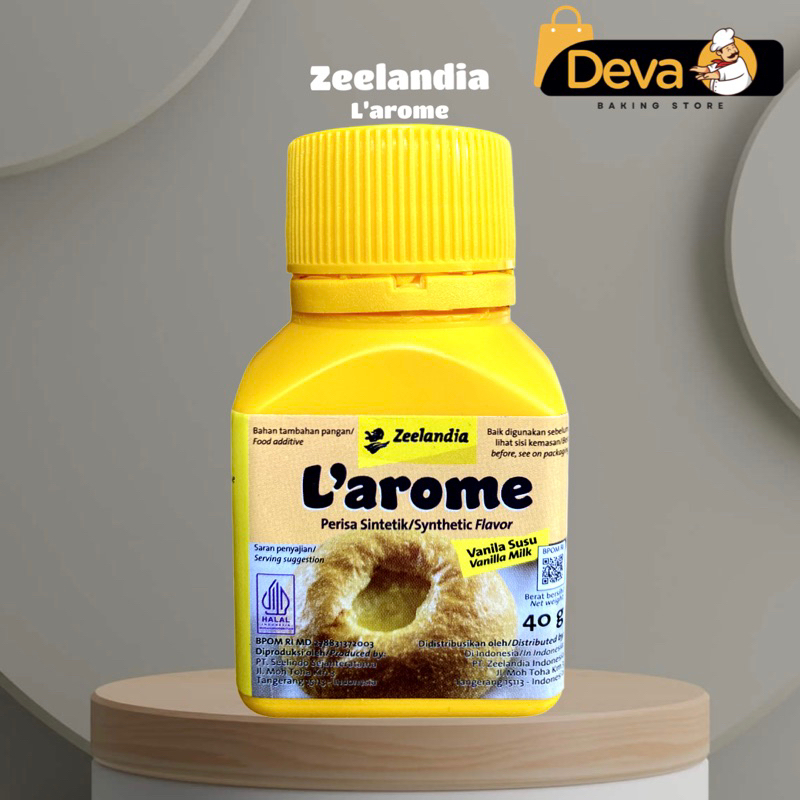 

Zeelandia L’arome Vanilla Susu 40gr