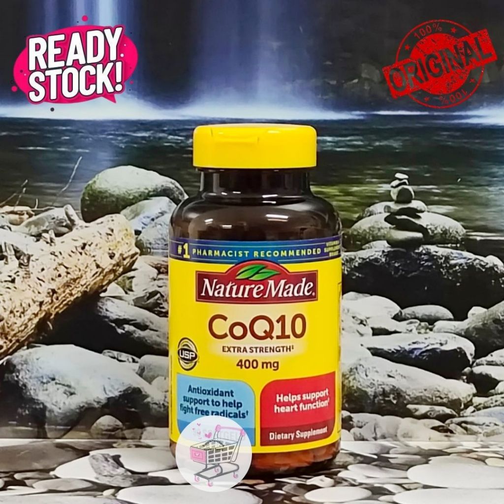 (100% ORIGINAL) NATURE MADE - Extra Strength COQ10 400mg (90 Softgels)