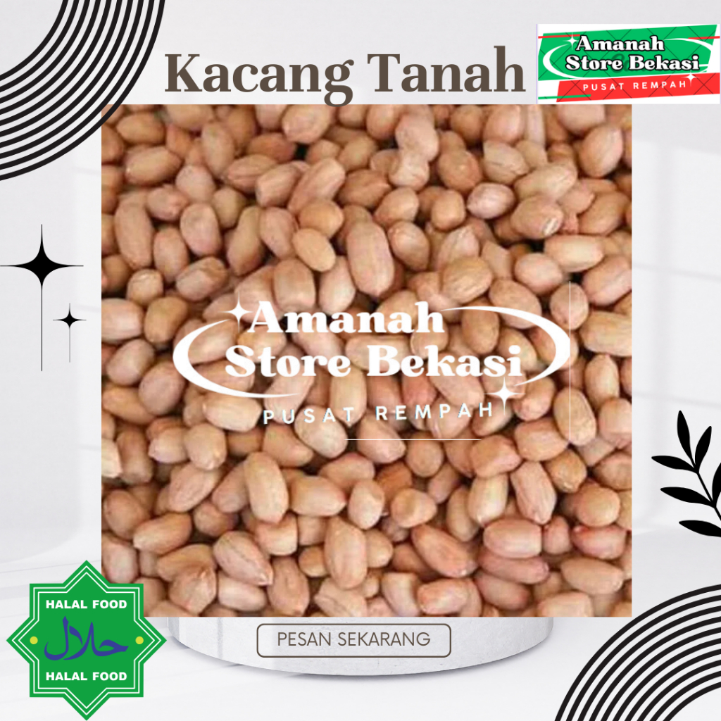 

Kacang Tanah 1000 gram repack