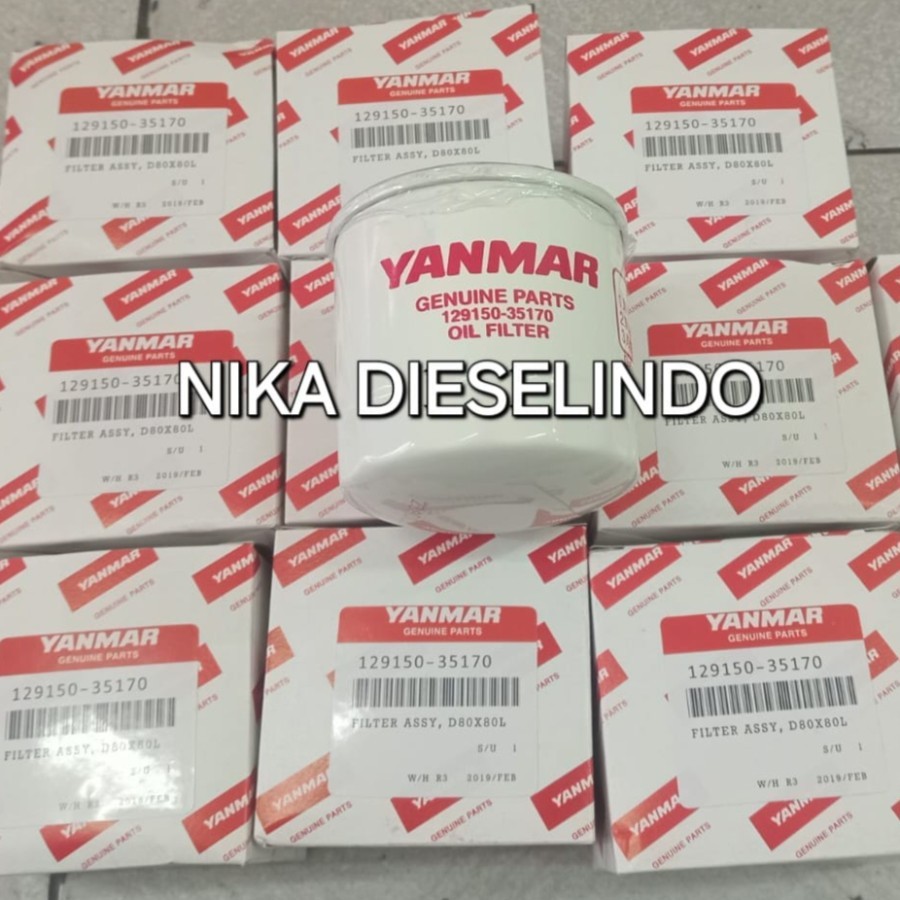 FILTER OLI YANMAR 129150-35170 OIL FILTER 129150-35170 4TNV84