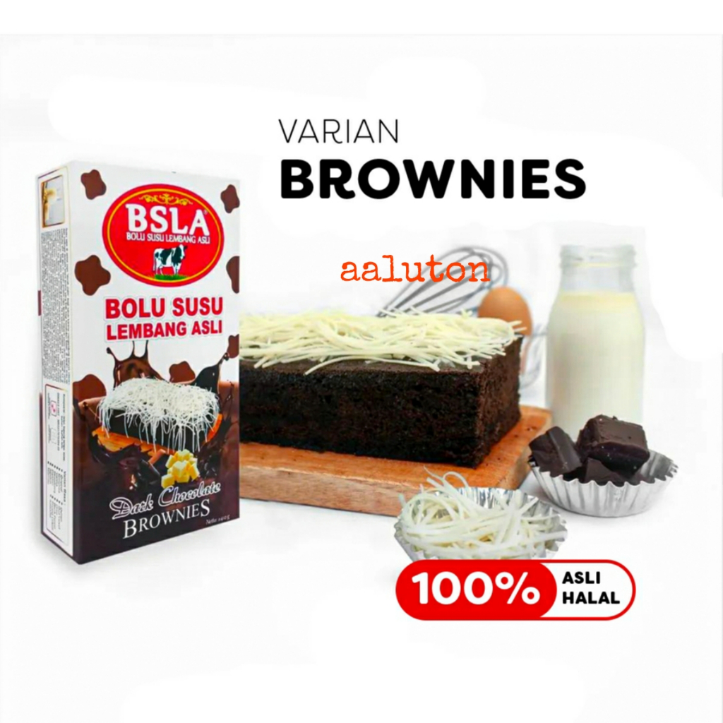 

Bolu Susu Lembang Coklat - Dark Chocolate Brownies