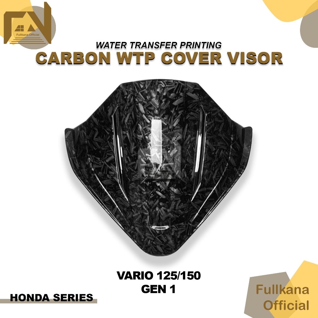 COVER VISOR LIST WINSHIELD ALL NEW VARIO 125 150 VARIO NEW 2018 VISOR CARBON FORGED