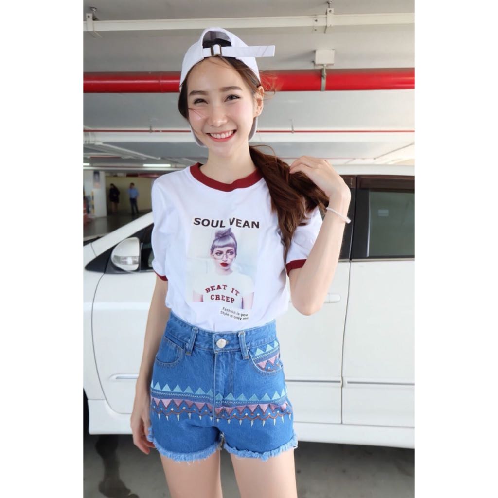 Celana pendek jeans wanita celana pendek wanita bangkok celpen jeans wanita kekinian