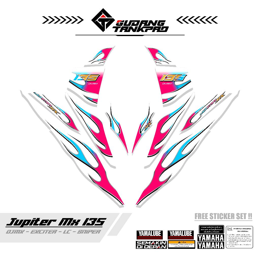 STRIPING MOTOR YAMAHA JUPITER MX OLD 135 / MTF 30 / STIKER STRIPING MX LAMA 135 / STRIPING MX OLD 13