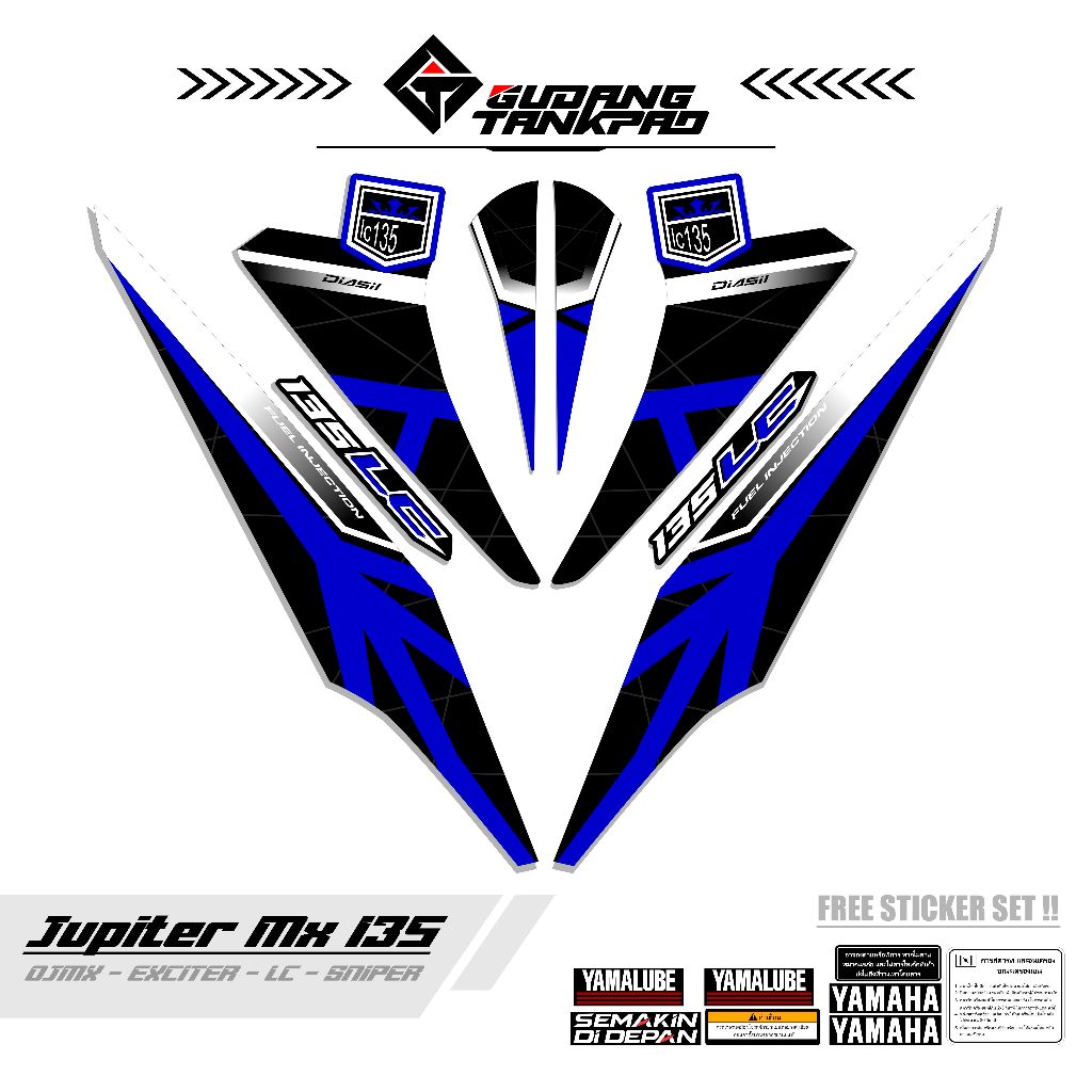 STRIPING MOTOR YAMAHA JUPITER MX OLD 135 / MTF 39 / STIKER STRIPING MX LAMA 135 / STRIPING MX OLD 13