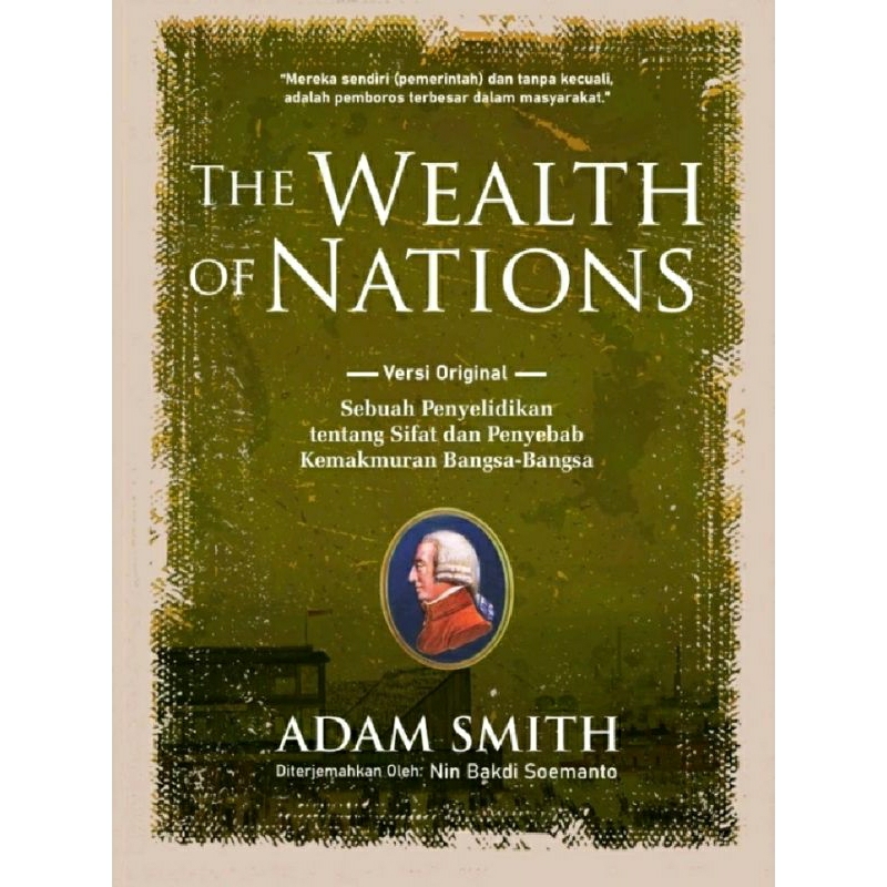 Buku The Wealth of Nations Bahasa Indonesia Adam Smith