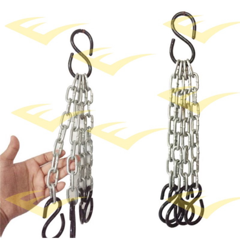 Rantai Plus Hook S Untuk gantungan samsak - Rantai Samsak Dan Pengait S