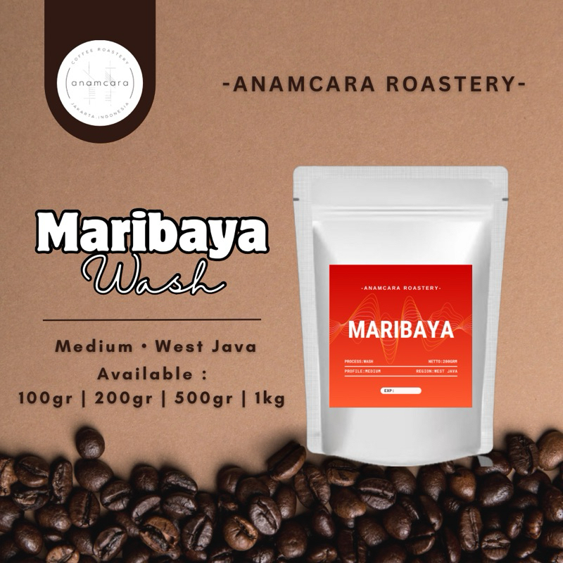 

Biji Kopi Arabica Maribaya Wash 1 Kg - Single Origin