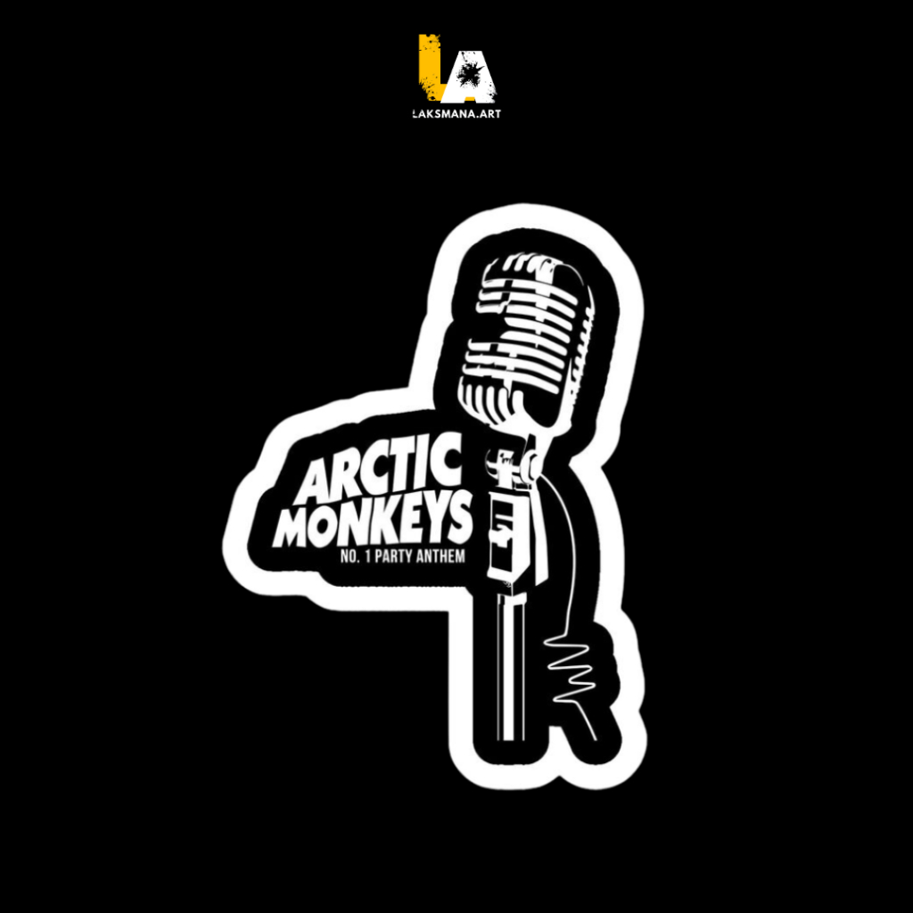 

(COD) Sticker BAND "ARCTIC MONKEYS" / Sticker Bijian/ Sticker Band / Sticker Vintage / Sticker Kartun / Sticker Bagus