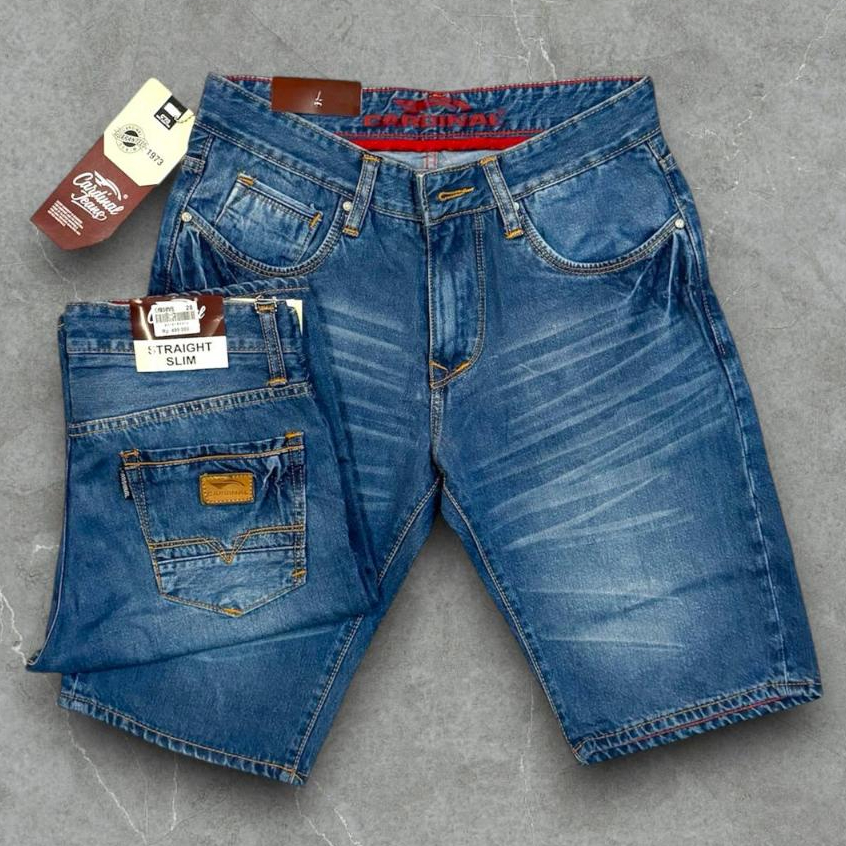 PROMO CARDINAL JEANS PREMIUM CELANA PENDEK JEANS CARDINAL PRIA COD