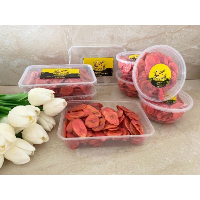 

Kripik pisang coklat lumer