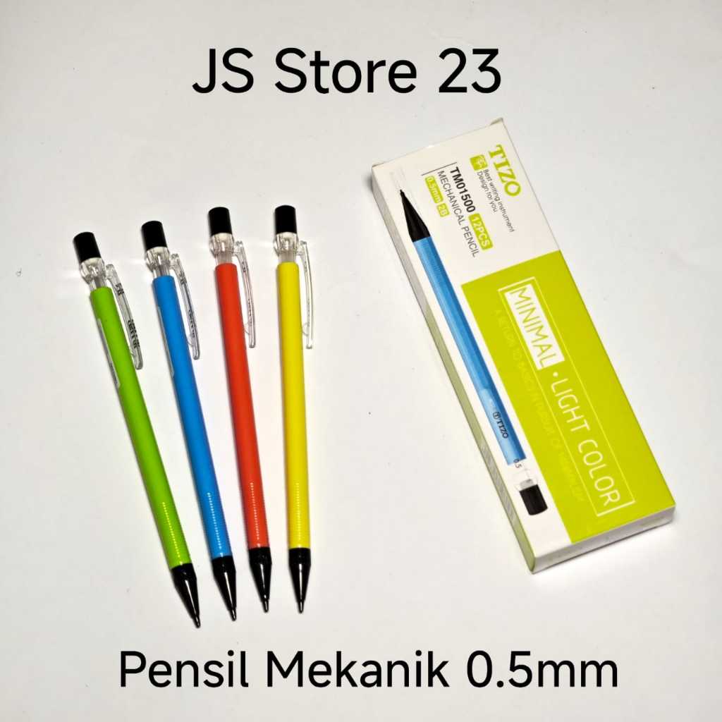 

Pensi Mekanik 0.5mm Warna Warni / Pensil Mekanik Isi Kecil 0.5 mm Warna Warni