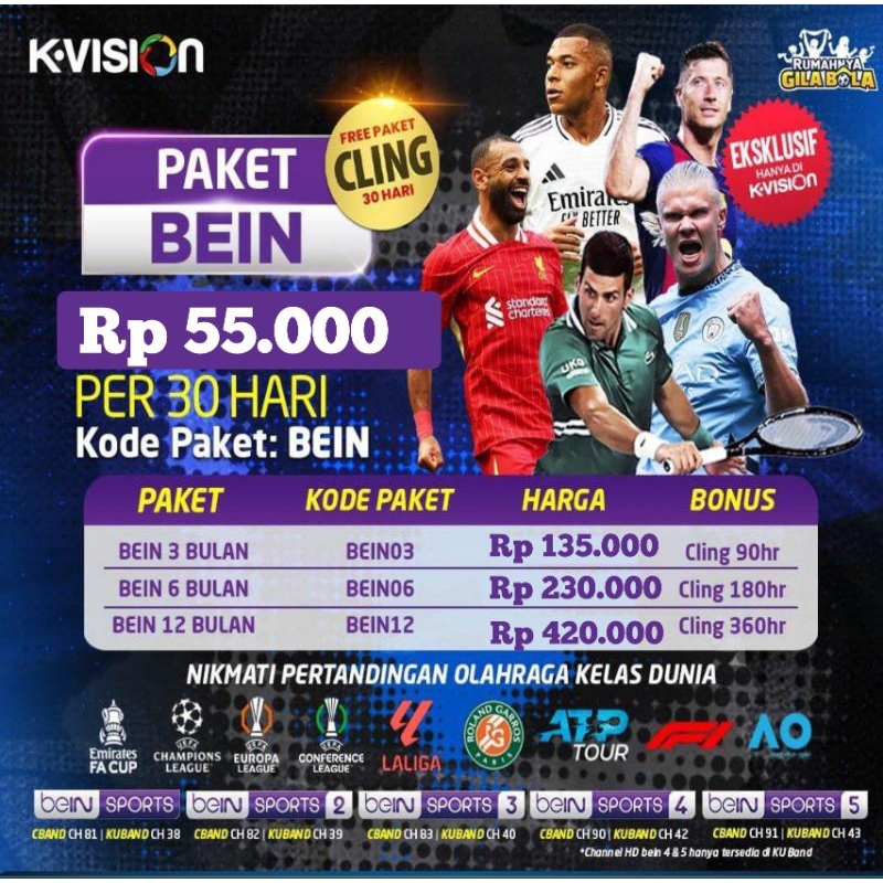 Paket K-Vision Bein Sport