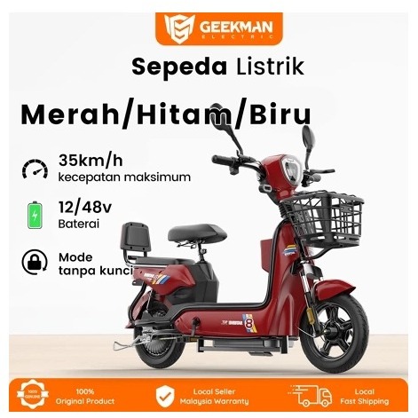 Geekman Sepeda Listrik Dewasa Sepeda Listrik Murah