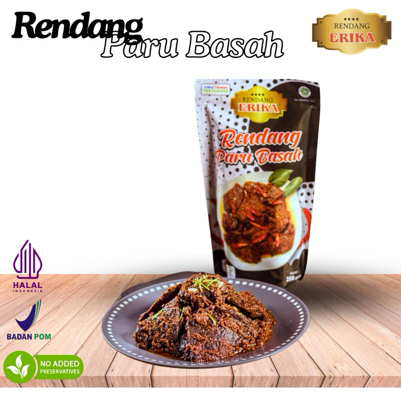 

Rendang Paru basah Berat 250gr