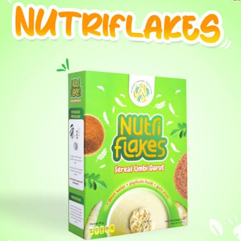 

PROMO...!!! Nutriflakes Sereal Umbi Garut Asam Lambung Mengatasi Asam Lambung Gerd, Maag
