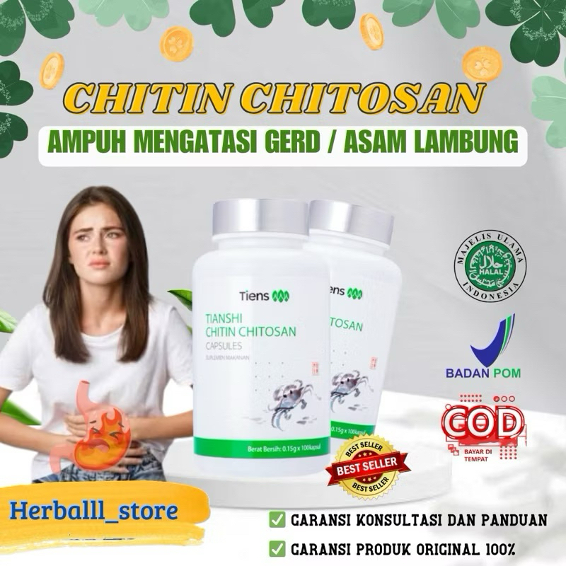Vitamin Detox  Obat Asam Lambung Kronis Maag Asam Lambung Tiens Chitin Chitosan