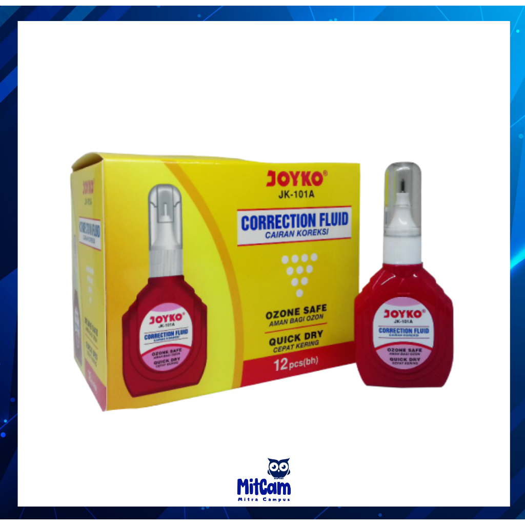 

Tip x Joyko JK-01A/Correction fluid JK-01/Tipx Cair Joyko JK-01A