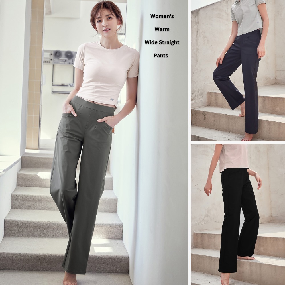 Celana Panjang Kulot Wanita (STL58 WIDE WARM PANTS)