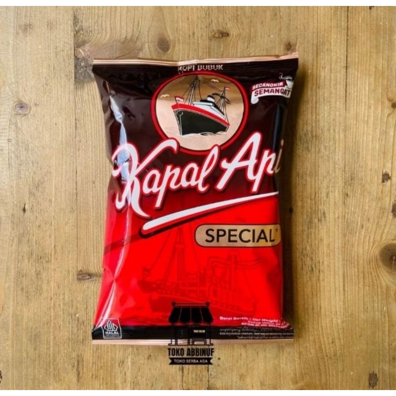 

Kopi Bubuk Spesial Kapal Api 1pcs (150gr)