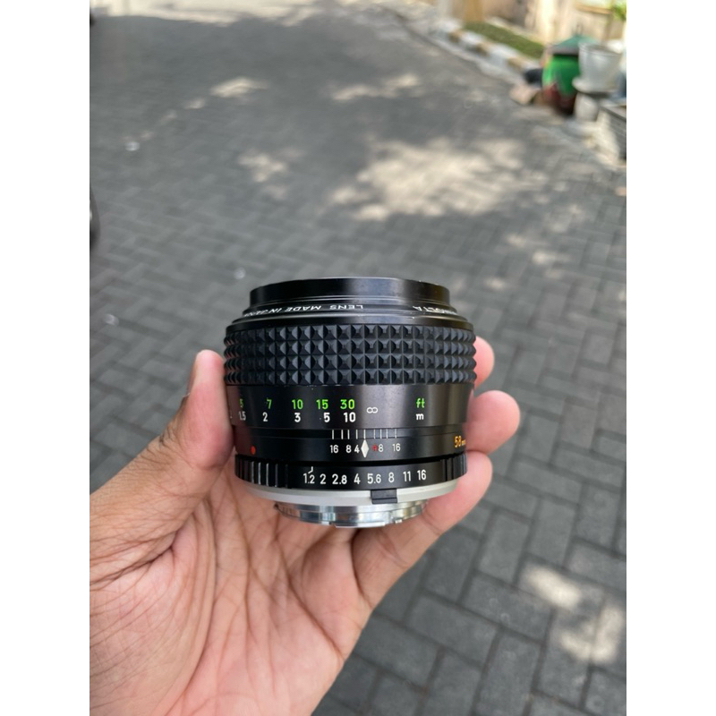 Lensa Minolta MC-Rokkor PG 58mm f1.2 Mount MD Mulus