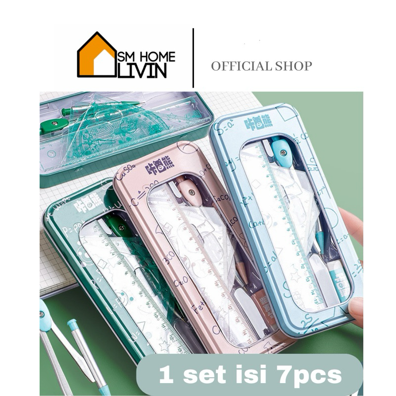 

SM HOME- BUSUR SET JANGKA PENGGARIS BUSUR PENGHAPUS ALAT SEKOLAH