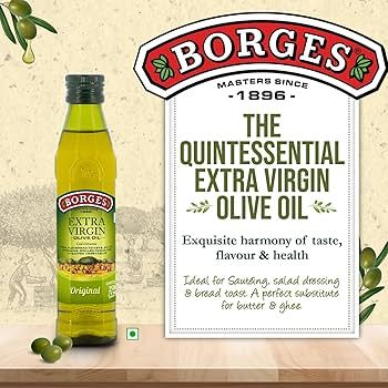 

Minyak Zaitun Borges 100% Original Extra Virgin 250ml impor dari Spanyol Minyak Zaitun Borges