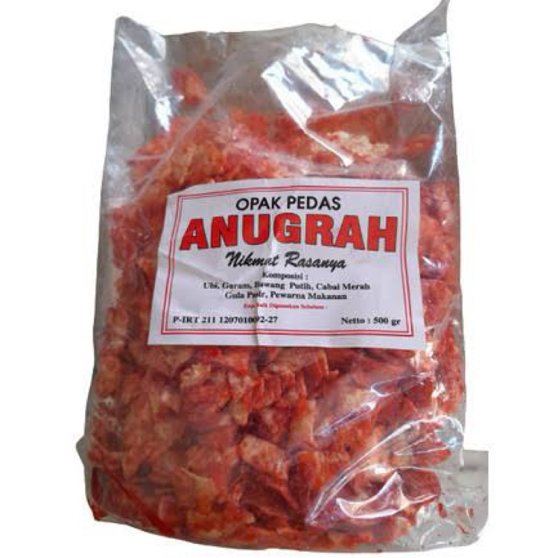 

opak pedas kemasan 500gram