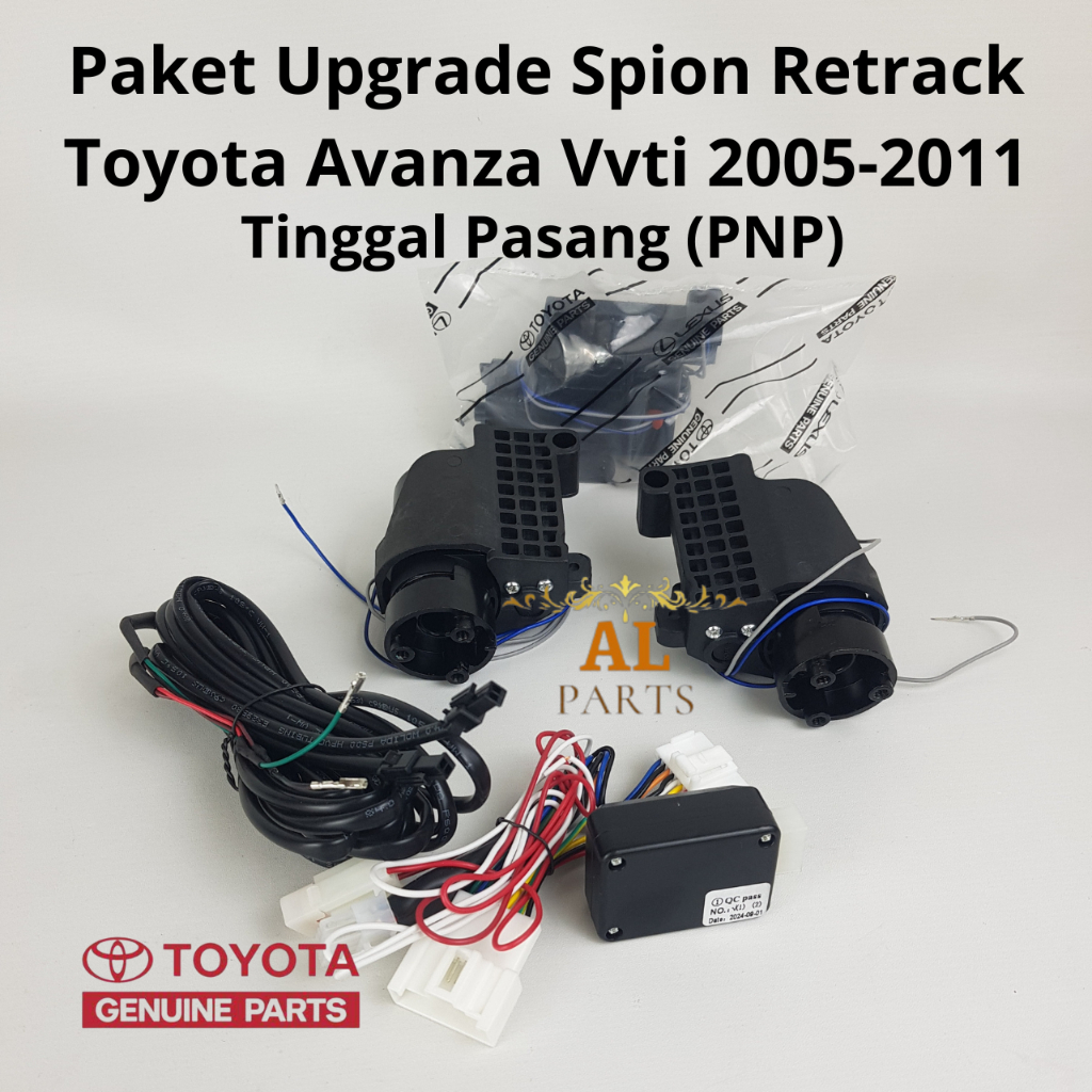 Motor retract plus module auto spion Avanza Vvti 2005-2011/ Retrack Spion Avanza Vvti/ Paket Upgrade
