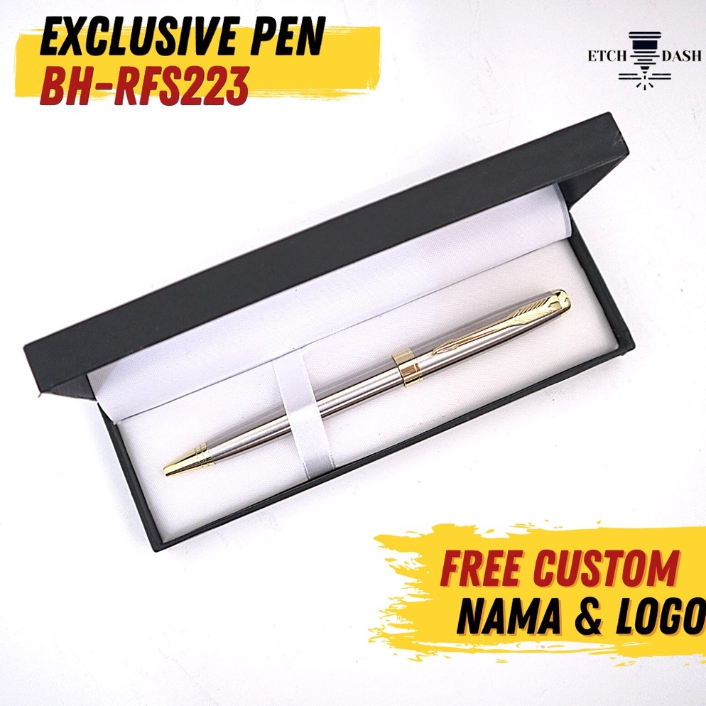 

KODE N8P Pulpen Eksklusif Souvenir Perusahaan Mewah Bisa Custom Nama Dan Logo Exclusive Pen BHRFS223