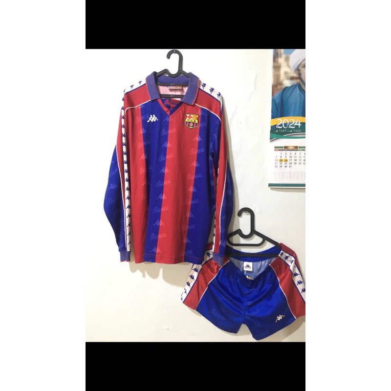 Jersey Original Barcelona Home 1992/1994 Player Issue Size Large Kappa Homologat Long Sleeve No.10 +