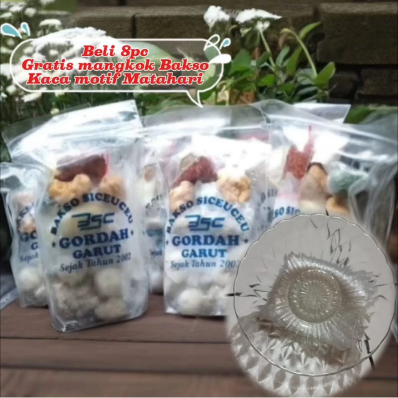 

(Beli 8pc)Bakso Aci Ceuceu Gordah Gratis Mangkok Bakso Motif MATAHARI
