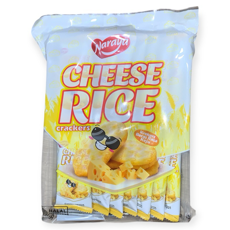 

NARAYA CHEESE RICE CRACKERS - RASA KEJU ISI 16pcs (96g)