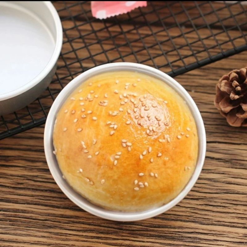 Cetakan Kue Bluder / Loyang Bulat Press Mini / Loyang Mini Cake Ukuran 10x3cm