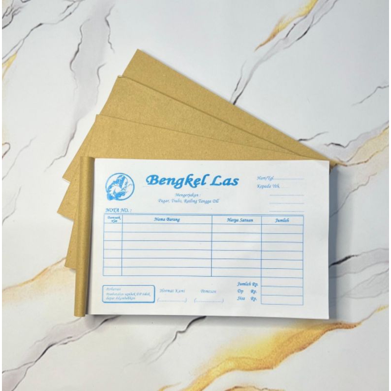 

Nota Bengkel Las Ready Stok Ukuran 1/4 Siap Kirim
