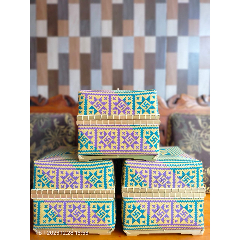 Keben bambu sibeh kesitan geles/kecil. Kualitas premium full pernis