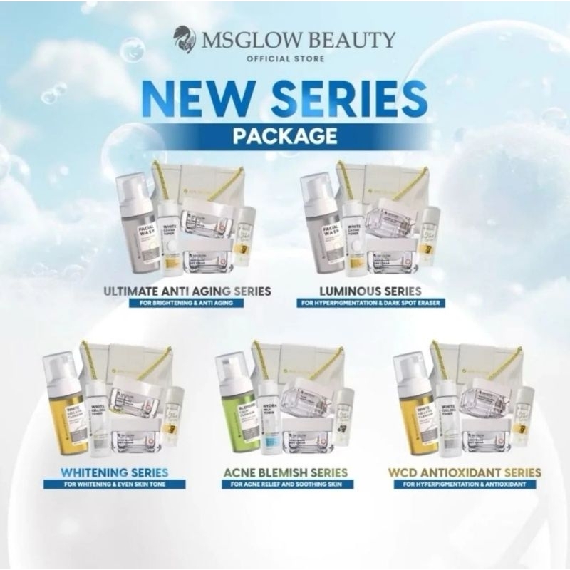 PAKET WAJAH MSGLOW Free Dte mini/paket wajah msglow/Paket whitening msglow/paket acne msglow/paket l
