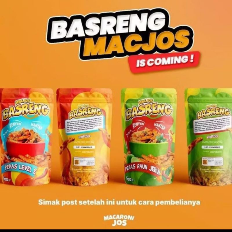 

Macjos Basreng Aneka Rasa Kemasan Premium 100gr