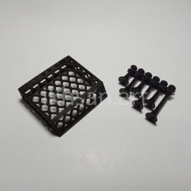 menjual sepasang miniatur basuri corong klakson skala 1:20 atau 30mm & cover atau tutup telolet bus 